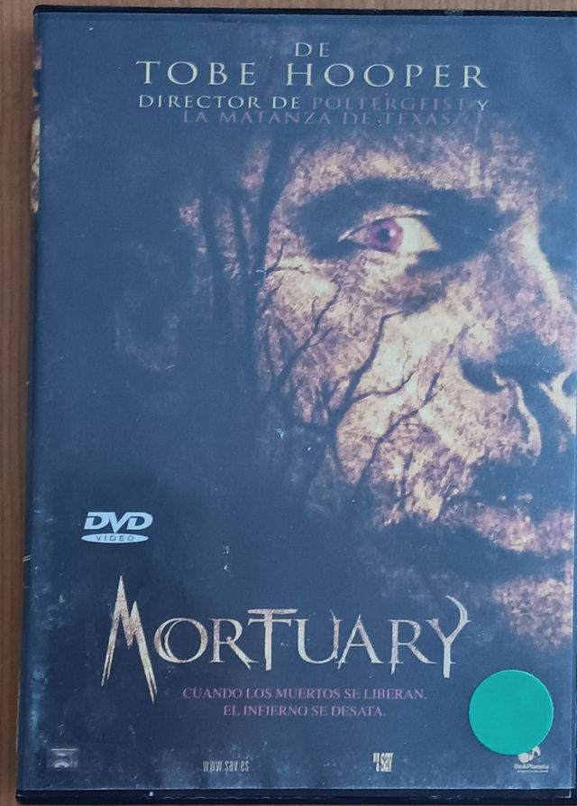 DVD de Terror Mortuary Tobe Hooper