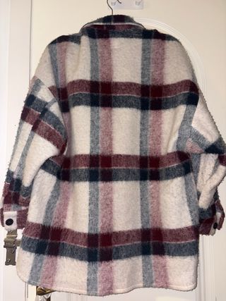 Chaqueta Zara cuadros oversize