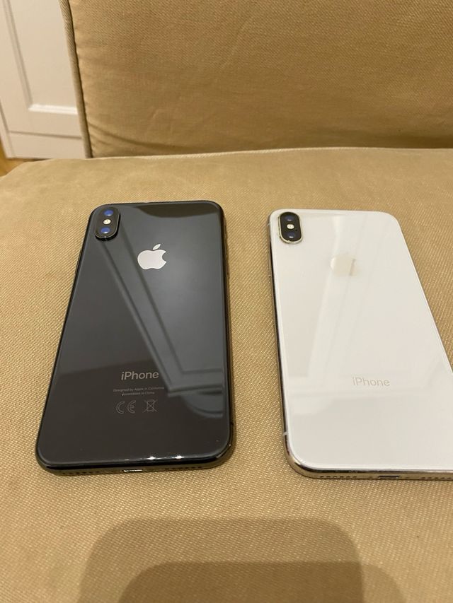 2x iPhone X 64GB Negro/blanco