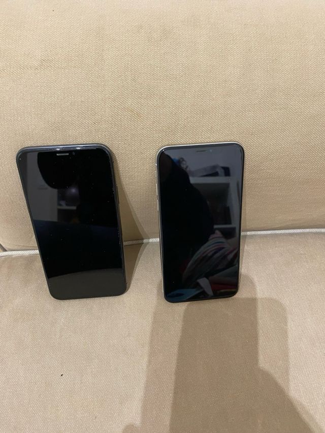 2x iPhone X 64GB Negro/blanco