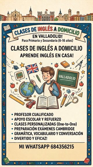 Clases de Apoyo. (Ingles, Lengua, Matematicas).