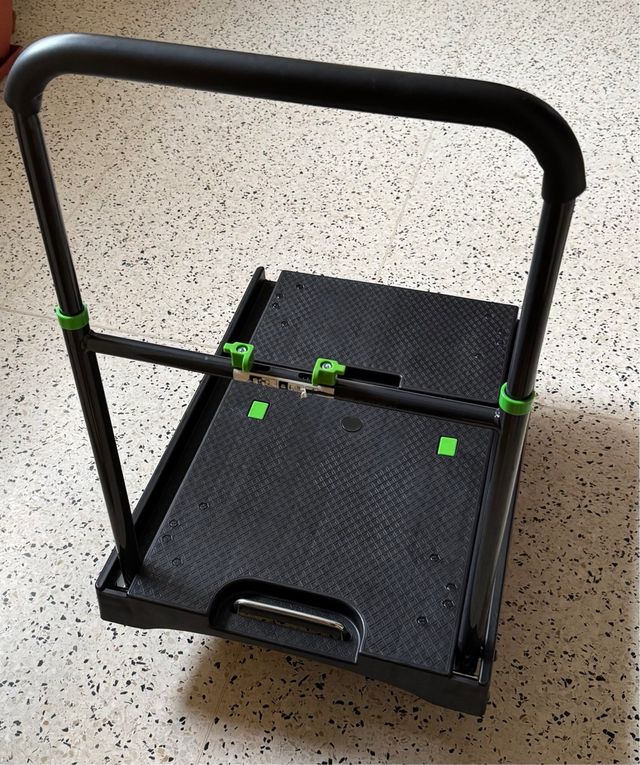 Carro plataforma de carga plegable