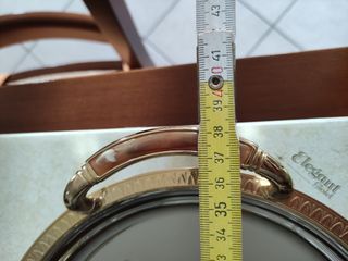 Vassoio Ovale Acciaio Inox 18/10 Decorato