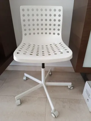 Silla de escritorio blanca Ikea