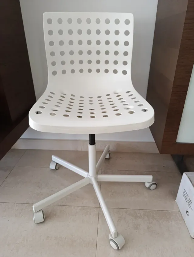 Silla de escritorio blanca Ikea