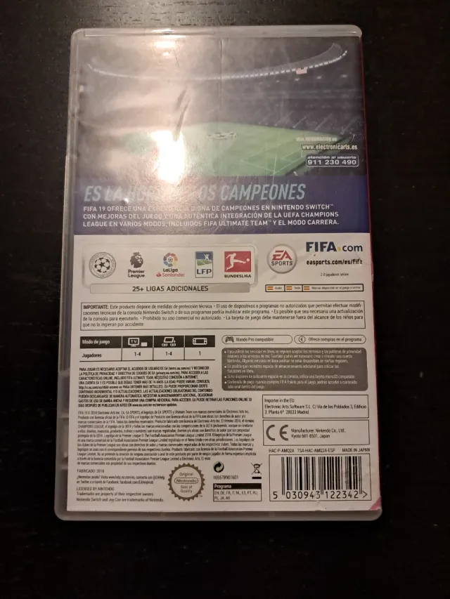 FIFA 19 Nintendo Switch