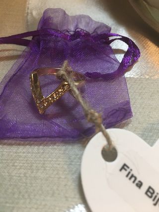 Anillo Vida,Fina Bijouterie Dorado