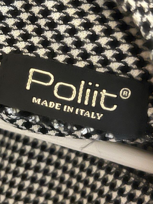 Vestido estampado blanco y negro