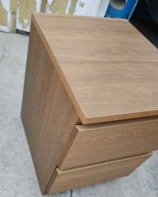 Mesita Malm Ikea 2 cajones madera en Gijón REBAJA