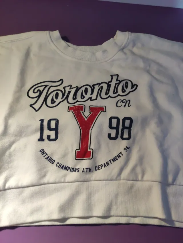 Sudadera Toronto 1998 Blanca