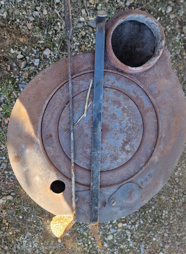 Estufa de hierro fundido