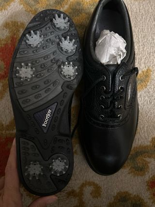 Zapatos de golf FootJoy de piel negros talla 8 US
