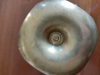 Portacandele in metallo dorato e rosso