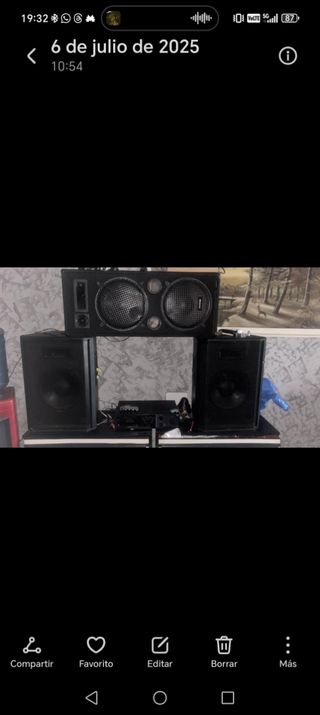 Equipo de música discoteca o casa