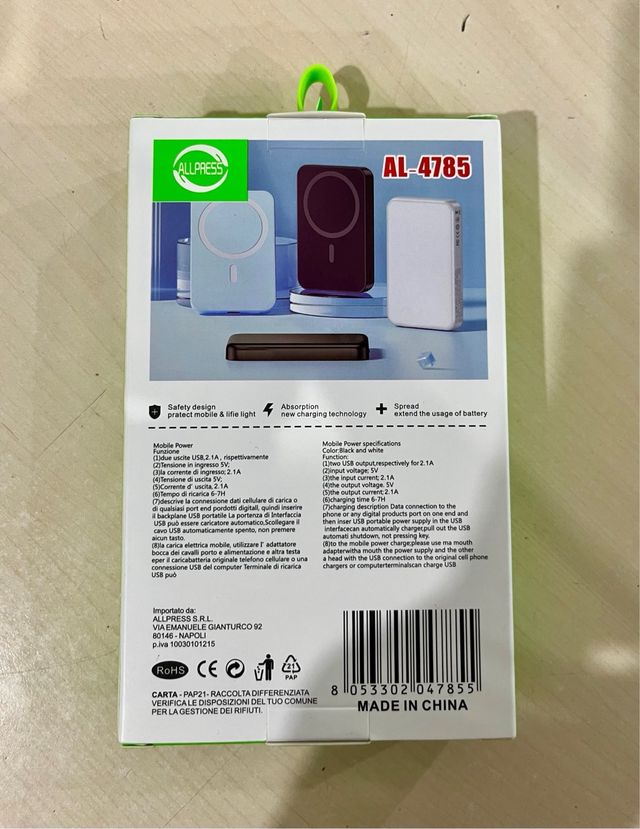 Power Bank MagSafe 12000mAh per iPhone