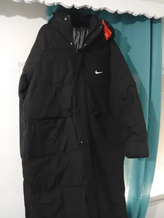 Chaquetón Nike 3/4 Negro Hombre