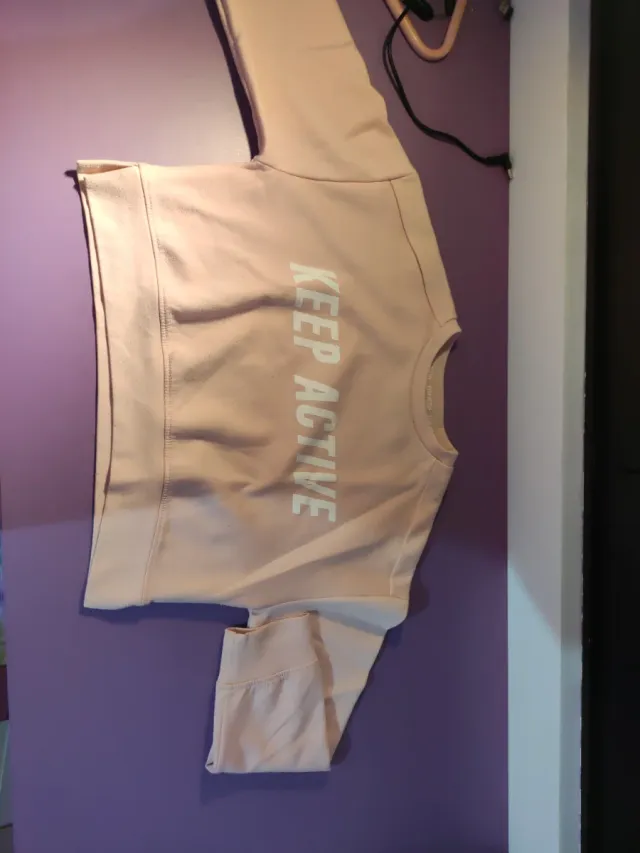 Sudadera Keep Active rosa salmón