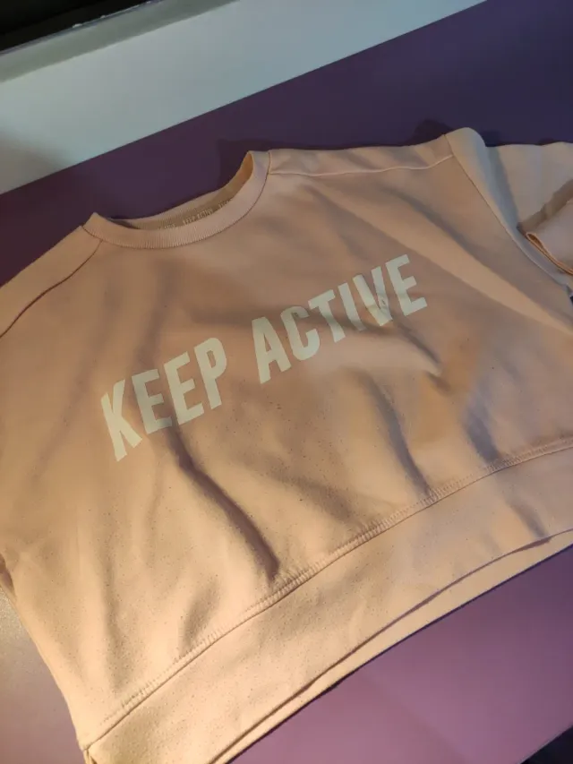 Sudadera Keep Active rosa salmón