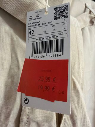 Bermudas beige mujer con lazo