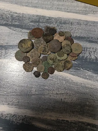 Lote de monedas antiguas