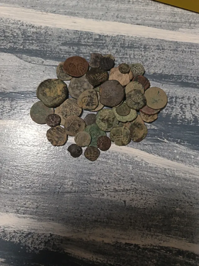 Lote de monedas antiguas