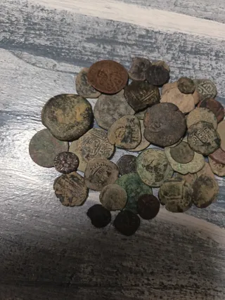 Lote de monedas antiguas
