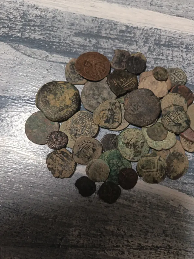 Lote de monedas antiguas