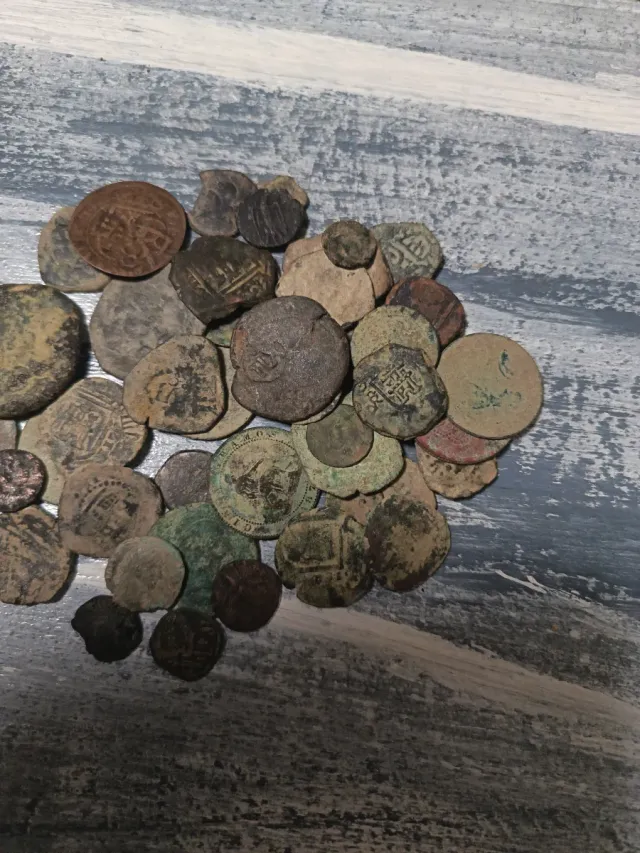 Lote de monedas antiguas