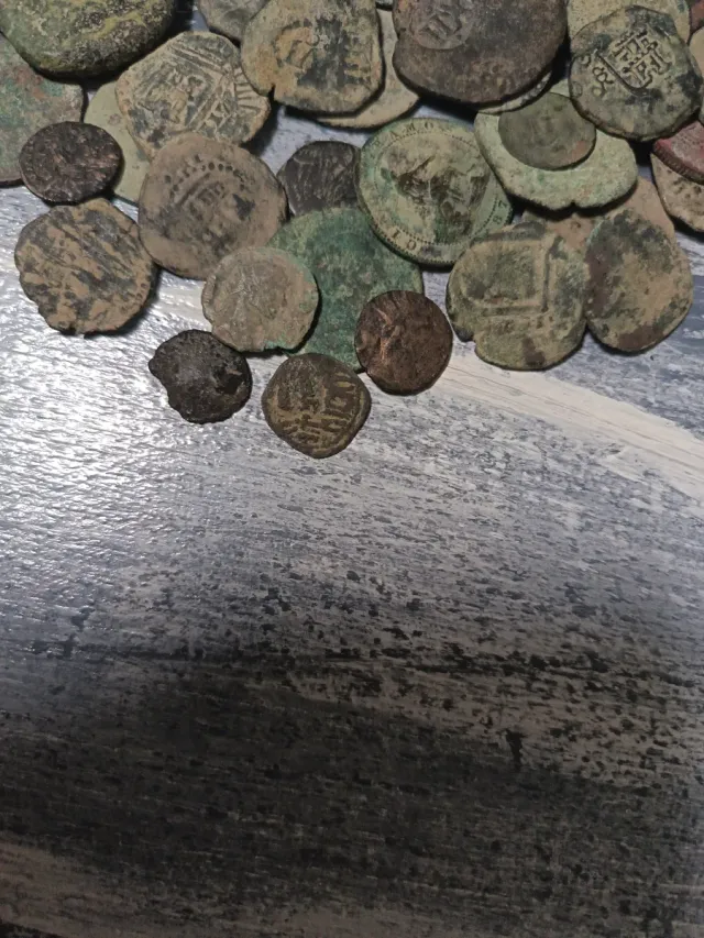 Lote de monedas antiguas