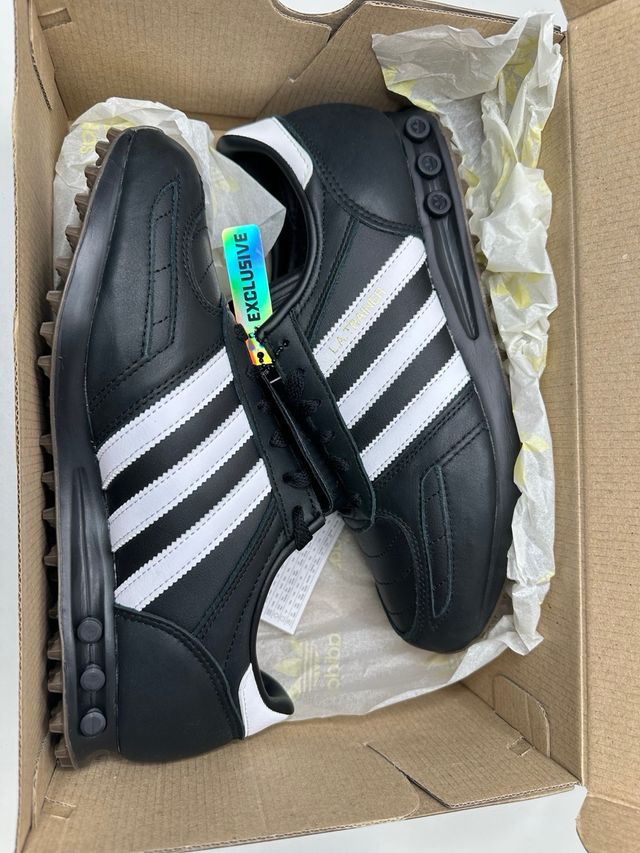 Adidas LA Trainer Talla 42 Negro Blanco