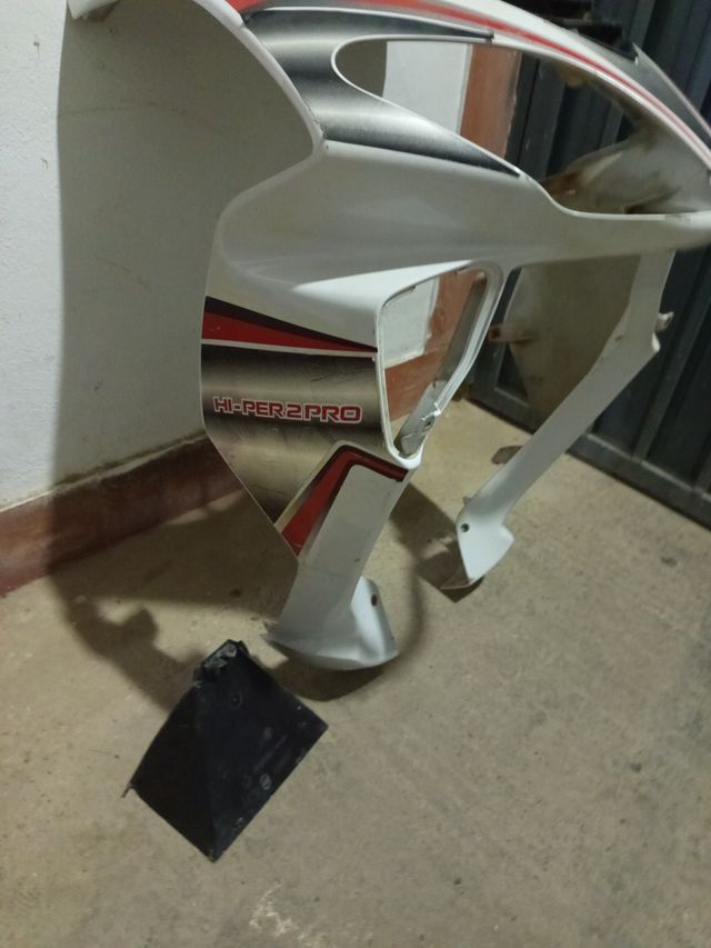 Frontal Piaggio NRG Power Blanco