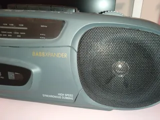 Radio Cassette Sanyo Doble con Radio