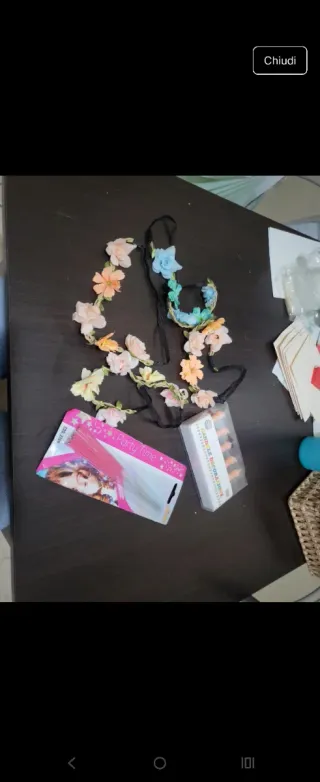 Set Addio al Nubilato Cerchietto e Accessori