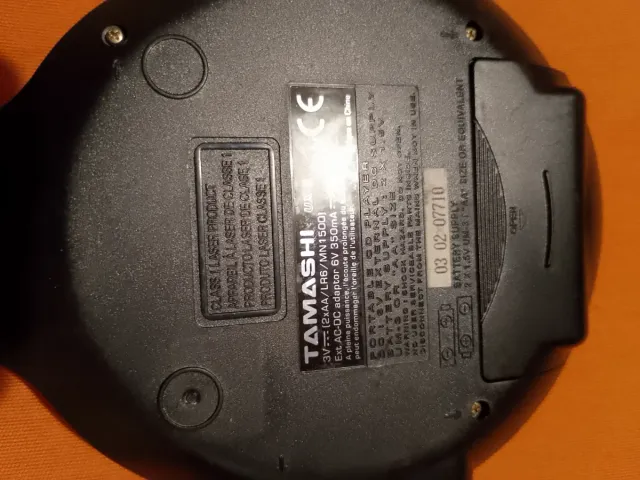 Reproductor CD Tamashi UX-5 Portátil