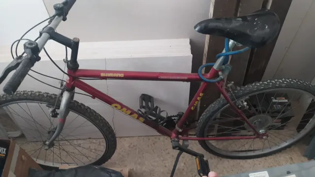 Bicicleta de montaña OMAS Roja