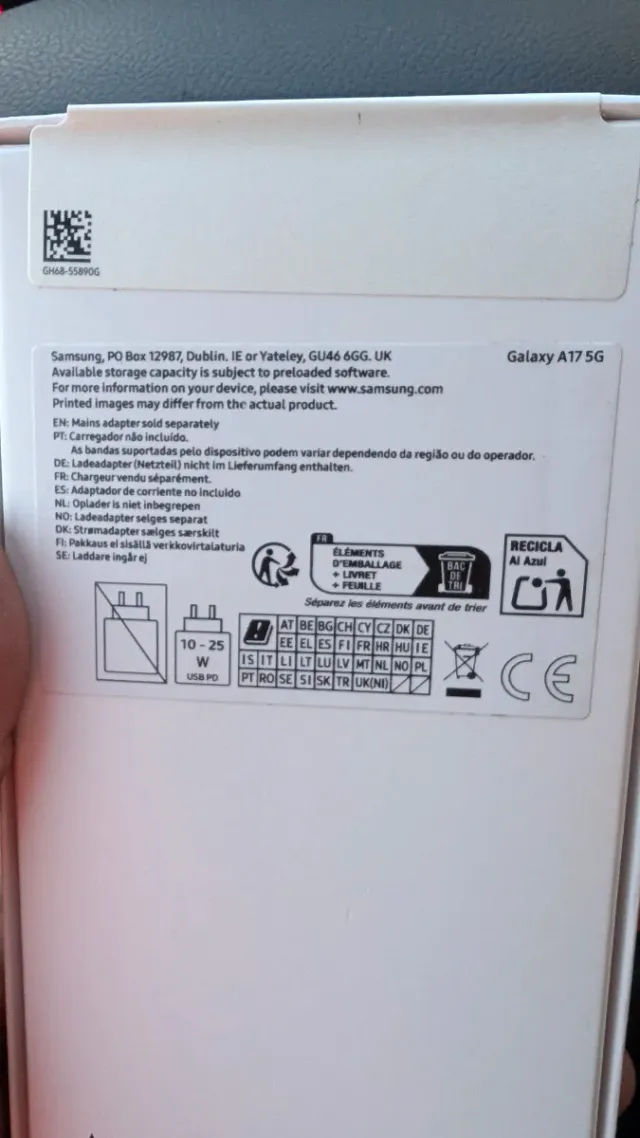 Samsung Galaxy A17 5G Negro