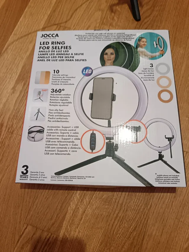 Anillo de Luz LED Jocca con Trípode