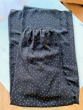 Mono gasa lunares volantes