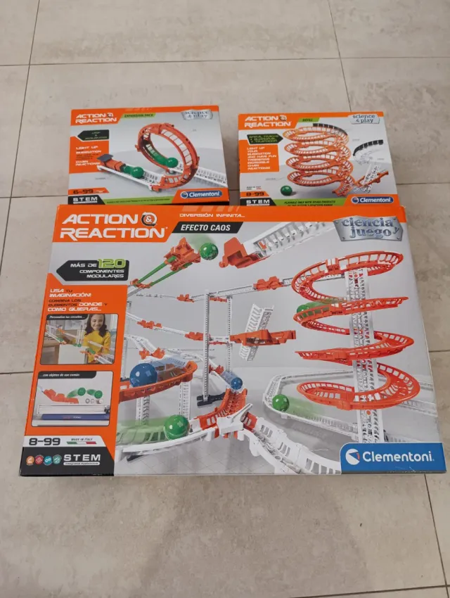 Juego Clementoni Action & Reaction + 2 Expansiones
