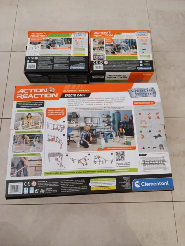 Juego Clementoni Action & Reaction + 2 Expansiones