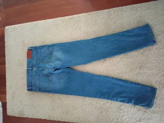 Pantalón vaquero Tintoretto azul con trenza
