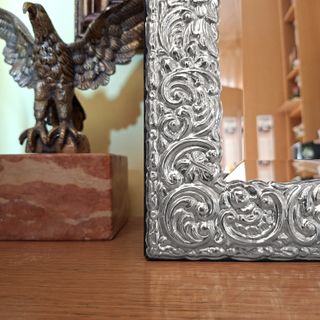 Specchio da tavolo Argento 925 massiccio cm 34x43