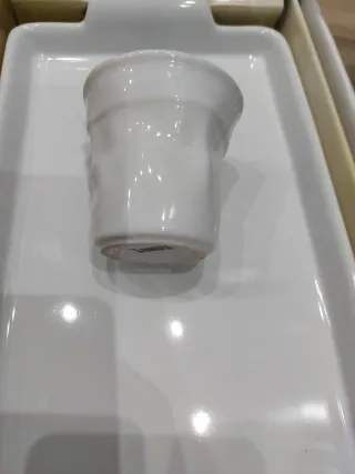 Set Moka Bialetti Bianco con 3 Tazzine