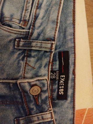 Pantalón vaquero EXXESOS azul