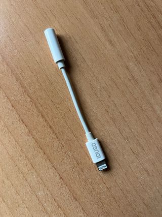 Adaptador Lightning a minijack Apple