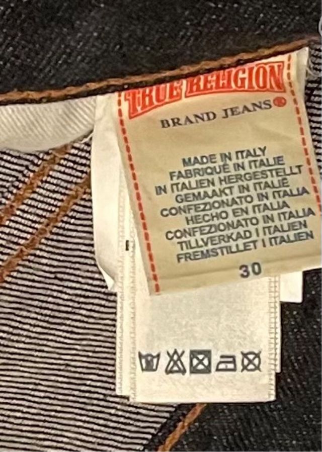 Vaqueros True Religion W30 L32