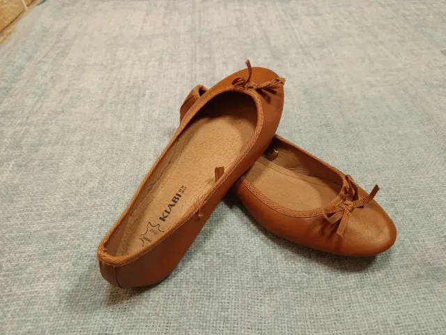 Manoletinas Kiabi Marrones Talla 36