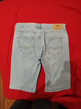 Pantalón vaquero corto azul