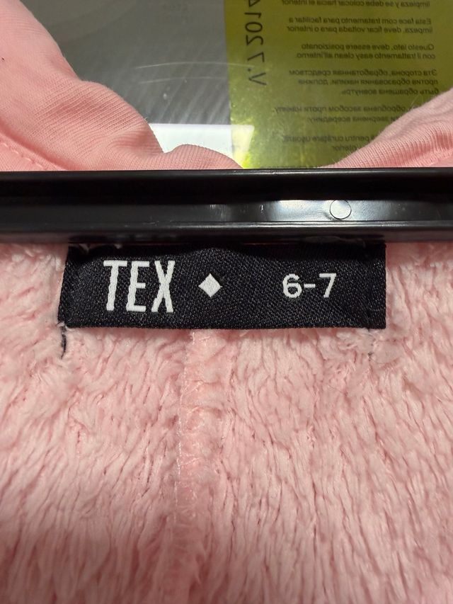 Pijama Unicornio Talla 6-7 Rosa