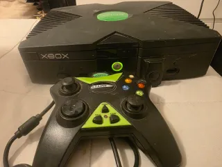 Xbox Clasica Classic Negra + 2 Mandos